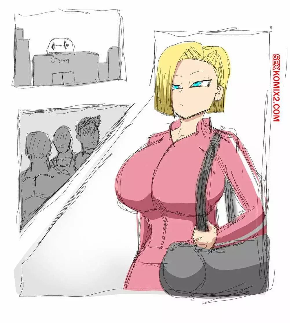 Dragon Ball. Андроид 18 любит черные члены. Android 18 Blacked Comics. ZDaddyEcchi. | Страница 30