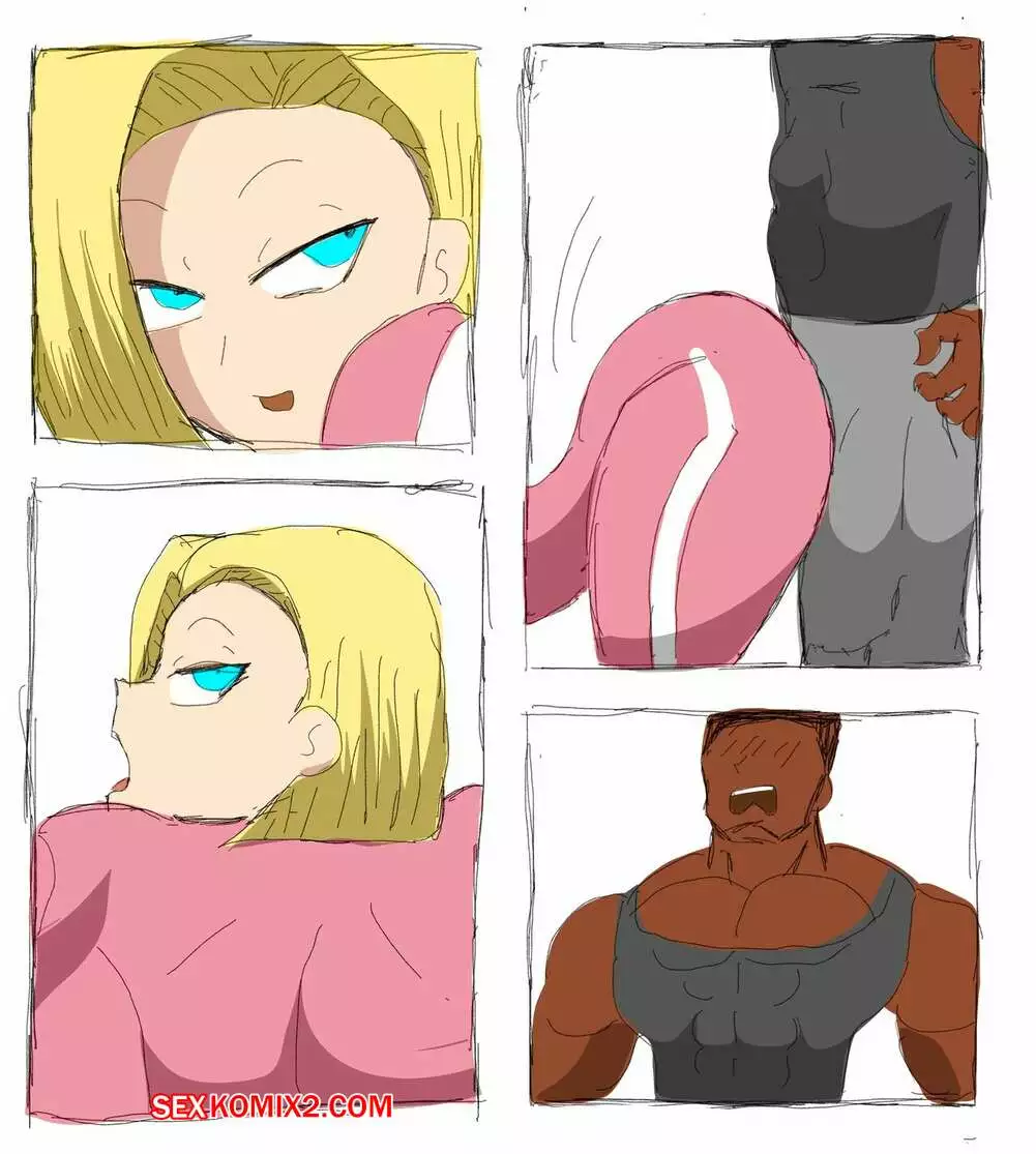 Dragon Ball. Андроид 18 любит черные члены. Android 18 Blacked Comics. ZDaddyEcchi. | Страница 46