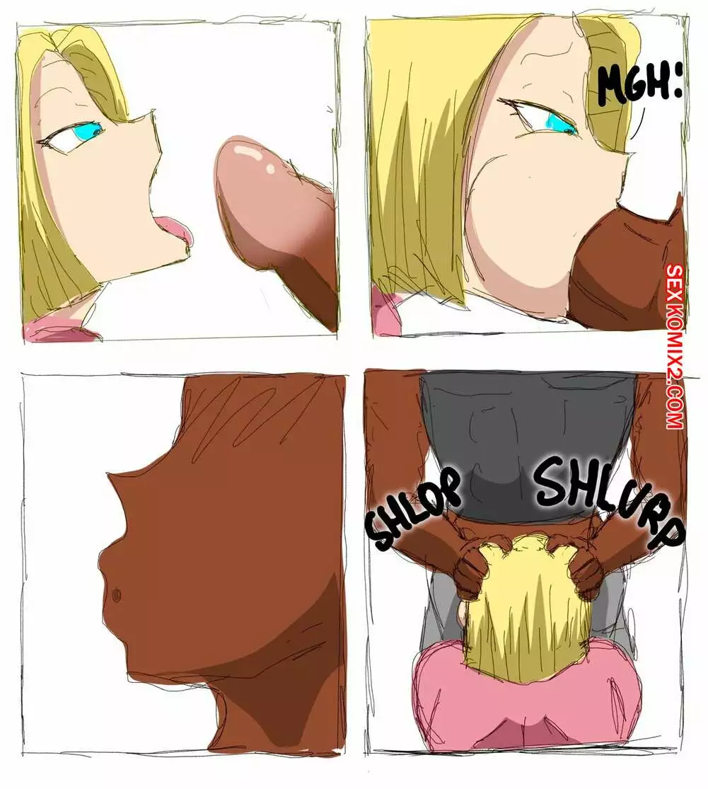 Dragon Ball. Андроид 18 любит черные члены. Android 18 Blacked Comics. ZDaddyEcchi. | Страница 52