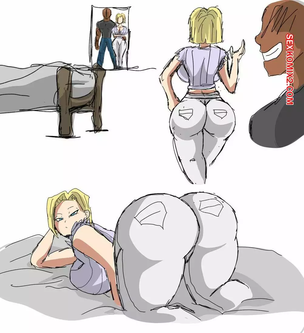 Dragon Ball. Андроид 18 любит черные члены. Android 18 Blacked Comics. ZDaddyEcchi. | Страница 6