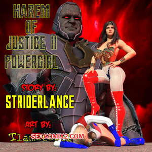 DC. Гарем правосудия. Часть 2. Пауэргерл. Harem of Justice. Powergirl. Tlameteotl