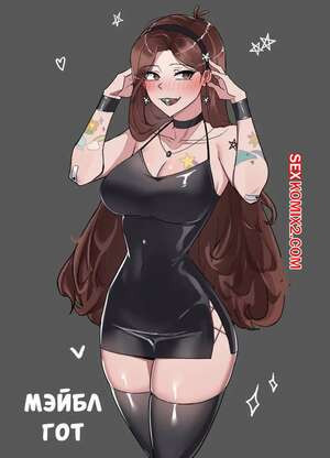 Гравити фолз. Мейбл Гот. Goth Mabel. ti keep.